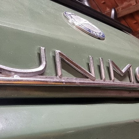 Unimog 406,403,416,421 Schriftzug für Motorhaube