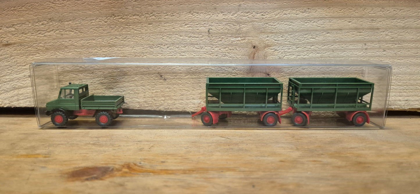 Wiking Unimog mit Schüttgutanhänger