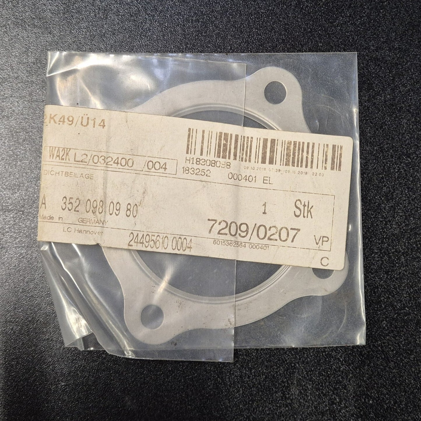 Dichtbeilage Krümmer,Turbolader - A3520980980