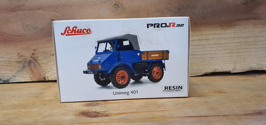 Schuco Unimog 401 mit Holzpritsche ProR