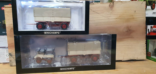 Minichamps Unimog 401 mit zwei Pritschen