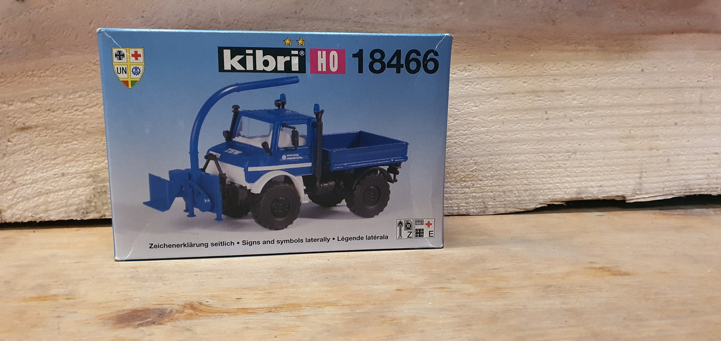 Kibri Unimog THW mit Schredder