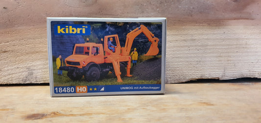 Kibri Unimog mit Aufbaubagger