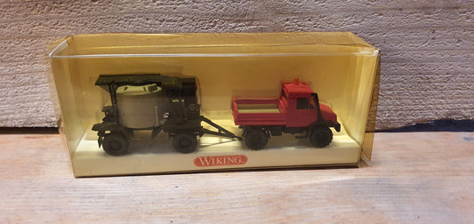 Wiking Unimog mit Gussasphaltkocher