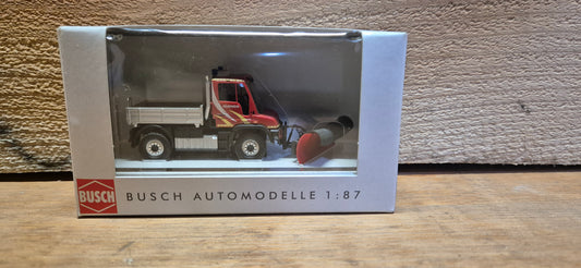 Busch Unimog U430 Feuerwehr Schneeschild