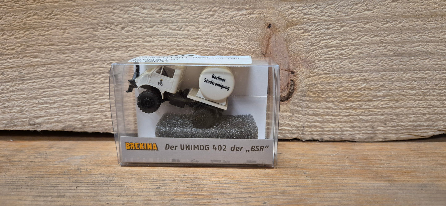 Brekina Unimog 402 "BSR" mit Tank