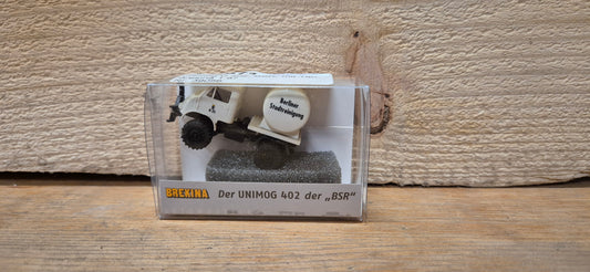 Brekina Unimog 402 "BSR" mit Tank