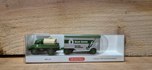 Wiking Unimog 406 mit Kofferanhänger