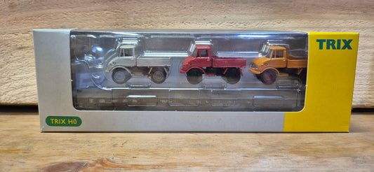 Trix Waggon mit 3 Unimog
