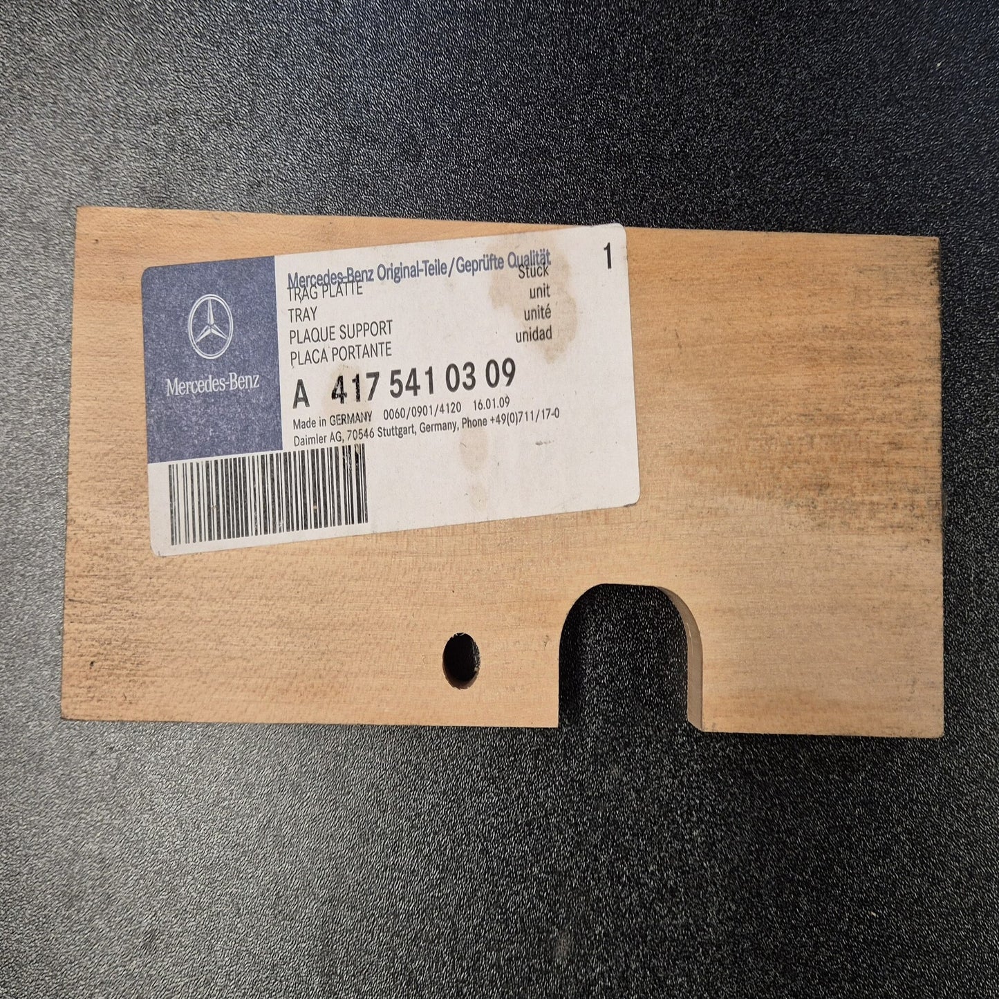 Unimog 417 Tragplatte - A4175410309