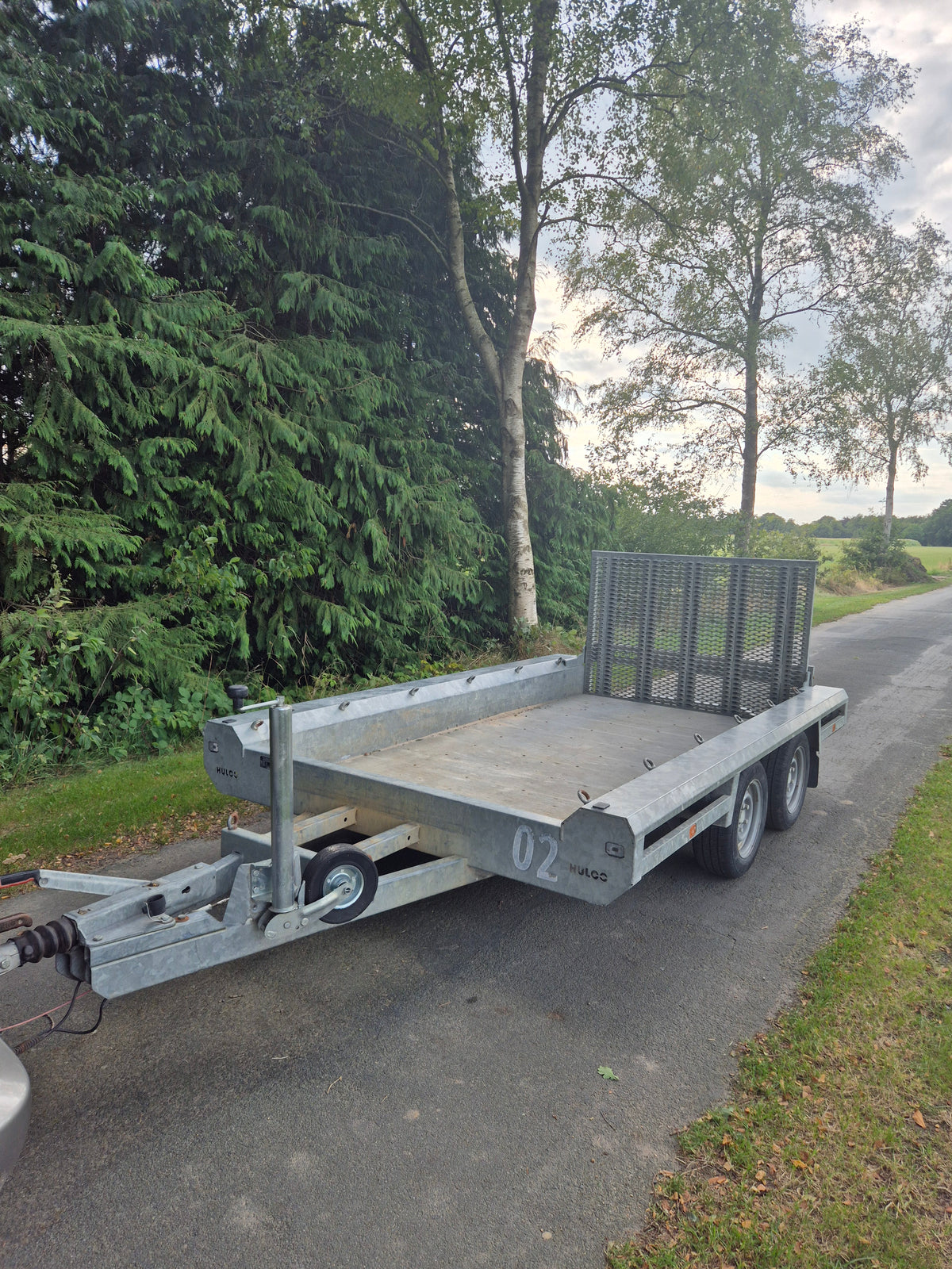 Hulco Terrax 2 Baumaschinenanhänger 3000kg